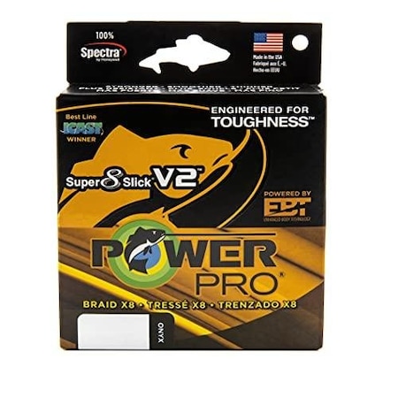 Power Pro Super Slick V2 80Lb 3000Yd Onyx 31500803000X